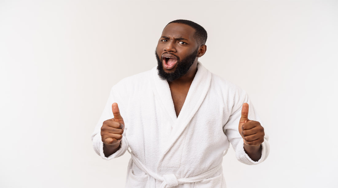 <a href="https://www.freepik.com/free-photo/portrait-happy-afroamerican-handsome-bearded-man-laughing-showing-thumb-up-gesture_27285744.htm#page=3&query=men%20skincare&position=1&from_view=search&track=sph">Image by benzoix</a> on Freepik
